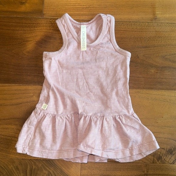 CHILDHOODS CLOTHING Toddler Girls Twirly Tank Dress / 12-18m mauve pink - Picture 1 of 4